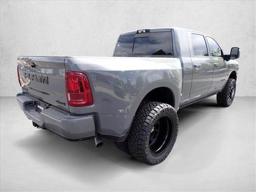 Ceramic Gray Clearcoat 2026 RAM 3500 Laramie Mega Cab 4x4 6'4' Box