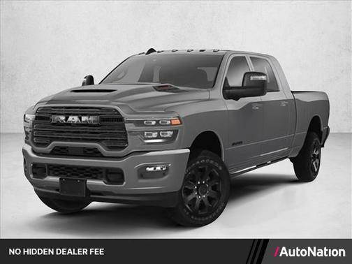 Ceramic Gray Clearcoat 2026 RAM 3500 Laramie Mega Cab 4x4 6'4' Box