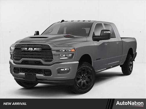 Ceramic Gray Clearcoat 2026 RAM 3500 Laramie Mega Cab 4x4 6'4' Box