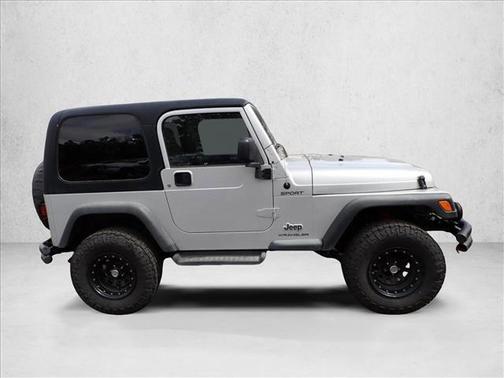 Silver/Gray 2003 Jeep Wrangler Sport