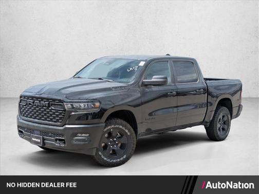 Diamond Black Crystal Pearlcoat 2026 RAM 1500 Warlock Crew Cab 4x4 5'7' Box