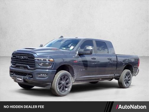 Forged Blue Metallic 2026 RAM 3500 Laramie Mega Cab 4x4 6'4' Box