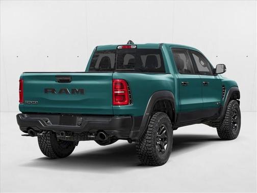 Serrano Green Metallic 2026 RAM 1500 RHO Crew Cab 4x4 5'7' Box
