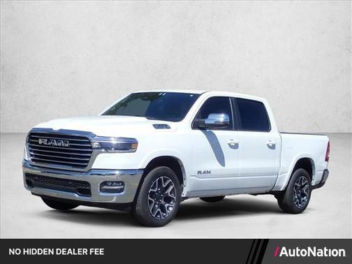 Bright White Clearcoat 2025 RAM 1500 Laramie
