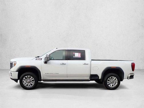 White Frost Tricoat 2022 GMC Sierra 3500 Denali