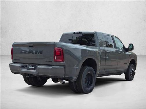 Ceramic Gray Clearcoat 2026 RAM 3500 Laramie Mega Cab 4x4 6'4' Box