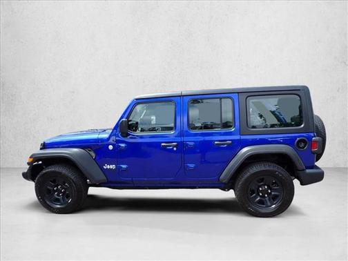 Ocean Blue Metallic Clearcoat 2018 Jeep Wrangler Unlimited Sport