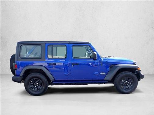Ocean Blue Metallic Clearcoat 2018 Jeep Wrangler Unlimited Sport