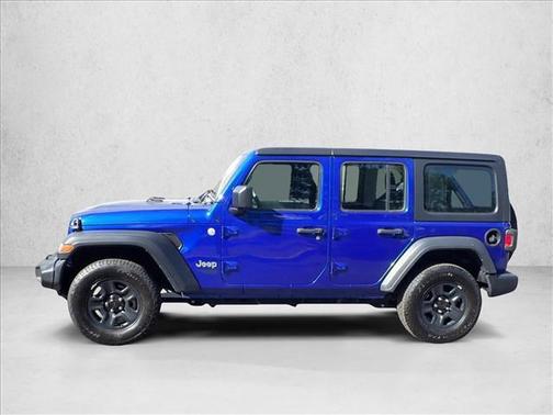 Ocean Blue Metallic Clearcoat 2018 Jeep Wrangler Unlimited Sport
