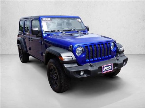 Ocean Blue Metallic Clearcoat 2018 Jeep Wrangler Unlimited Sport