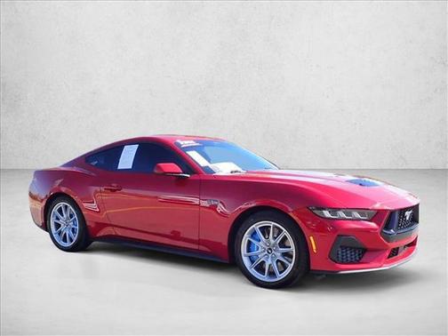 Rapid Red Metallic Tinted Clearcoat 2024 Ford Mustang GT Premium