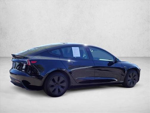 Black 2025 Tesla Model 3 Long Range