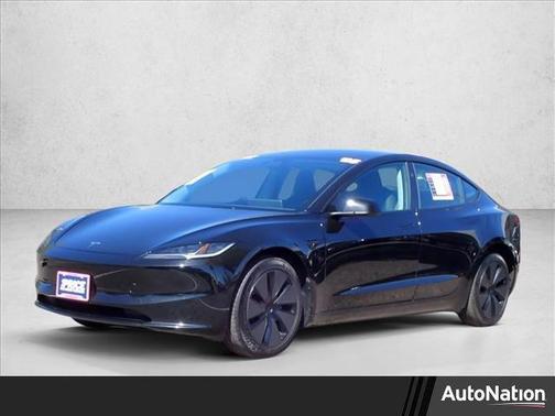 Black 2025 Tesla Model 3 Long Range
