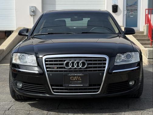 Brilliant Black 2007 Audi A8 W12