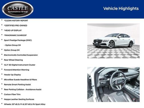 2022 Genesis G80 3.5T