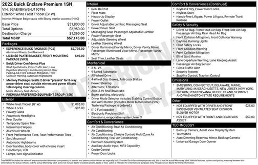 2022 Buick Enclave Premium