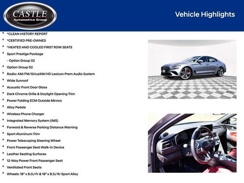 2025 Genesis G70 2.5T
