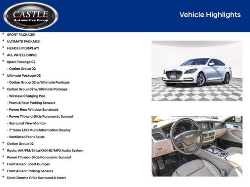 2019 Genesis G80 3.8