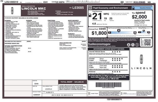 2019 Lincoln MKC Reserve