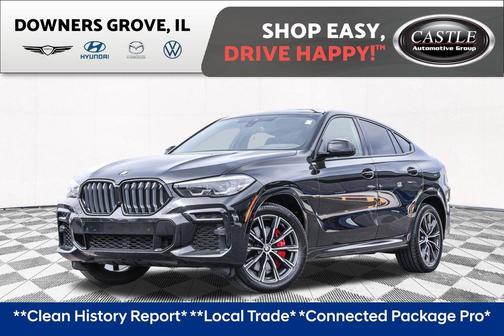 Black Sapphire Metallic 2022 BMW X6 xDrive40i