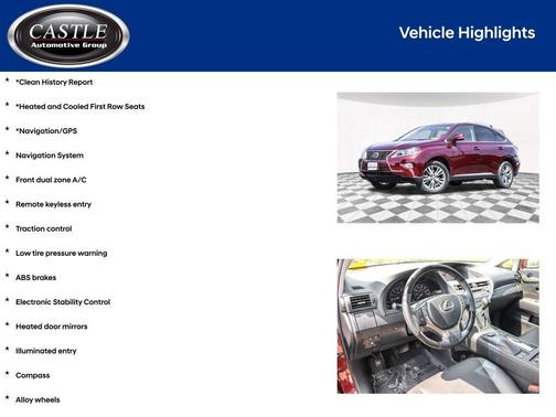 2014 Lexus RX 350 F Sport
