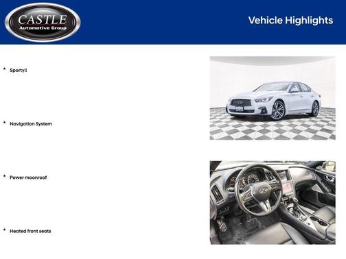 2021 INFINITI Q50 3.0t SENSORY