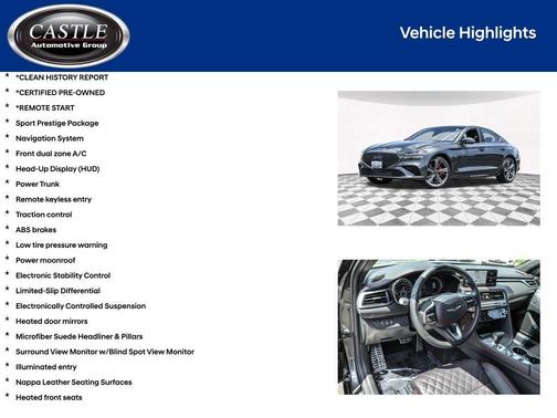 2025 Genesis G70 3.3T Sport Advanced