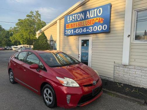 Red 2013 Toyota Prius Three