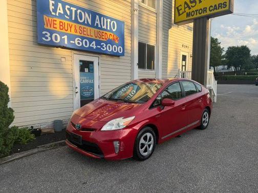 Red 2013 Toyota Prius Three