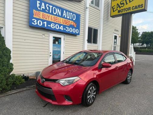 Red 2015 Toyota Corolla LE