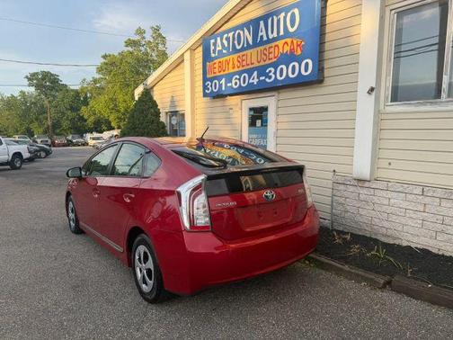 Red 2013 Toyota Prius Three