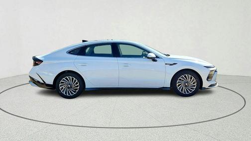 Serenity White 2026 Hyundai SONATA Hybrid Limited