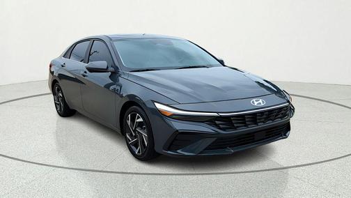 Ecotronic Gray 2024 Hyundai ELANTRA Limited