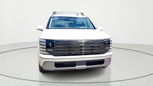Creamy White Pearl 2026 Hyundai Palisade Hybrid Blue SEL 7P