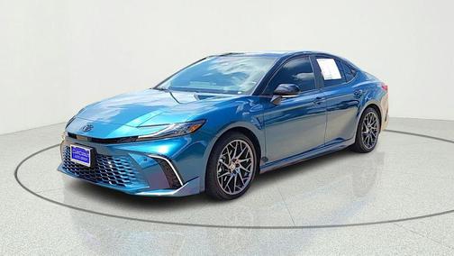 Midnight Black Metallic 2025 Toyota Camry XSE