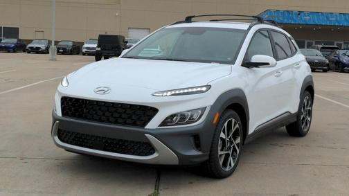 Lunar White 2023 Hyundai KONA Limited