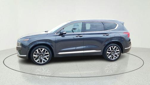 Portofino Gray 2022 Hyundai SANTA FE Calligraphy