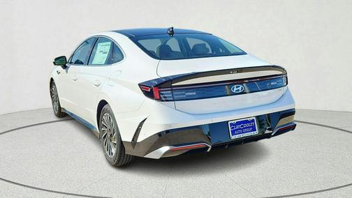 Serenity White 2026 Hyundai SONATA Hybrid Limited
