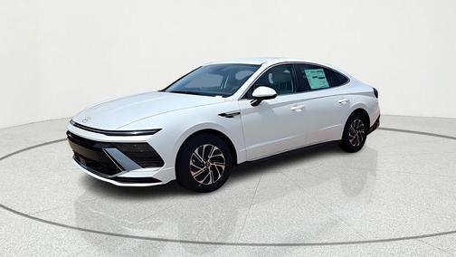 Serenity White 2026 Hyundai SONATA Hybrid Base