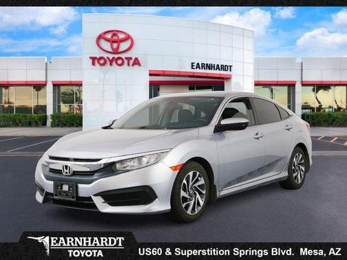 Lunar Silver Metallic 2018 Honda Civic EX