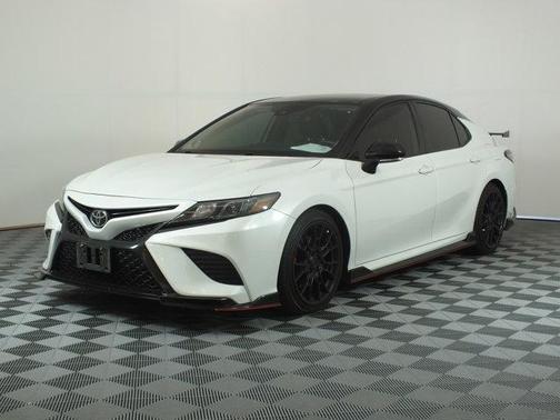 Wind Chill Pearl / Midnight Black Metallic 2022 Toyota Camry TRD V6