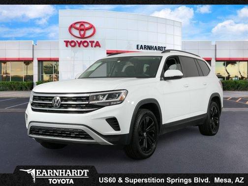 Pure White 2023 Volkswagen Atlas 3.6L SE w/Technology