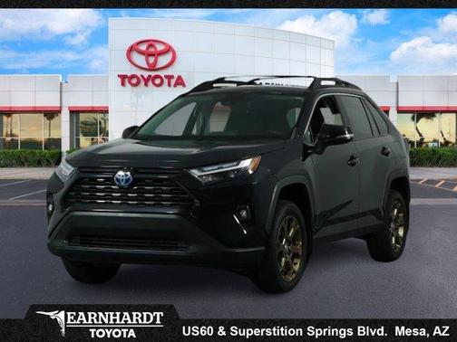 Midnight Black Metallic 2023 Toyota RAV4 Hybrid Woodland Edition