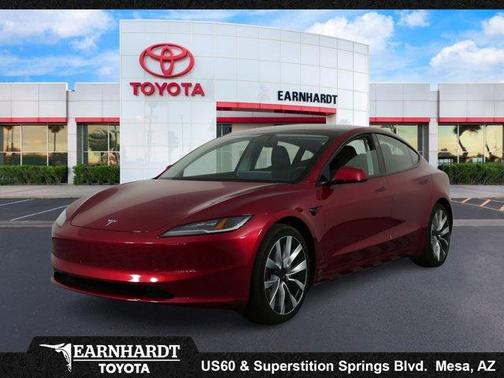Ultra Red 2024 Tesla Model 3 Long Range