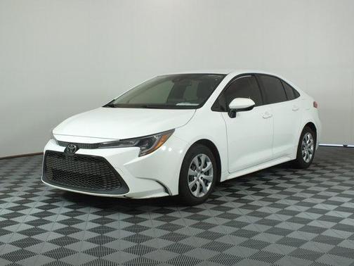 White 2022 Toyota Corolla LE
