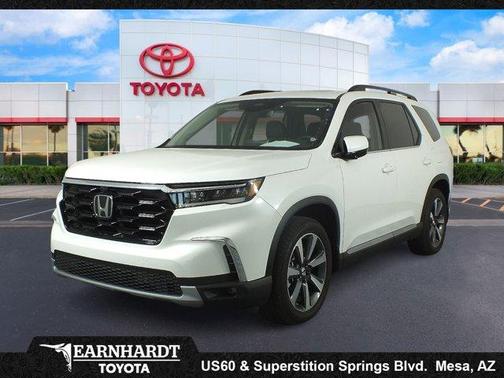 Platinum White Pearl 2025 Honda Pilot Elite