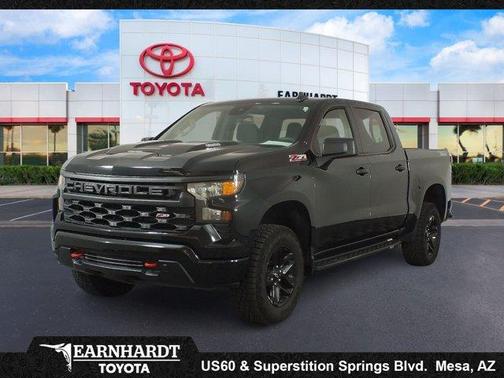 Black 2025 Chevrolet Silverado 1500 Custom Trail Boss