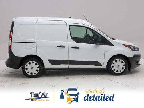 Frozen White 2023 Ford Transit Connect XL Cargo Van