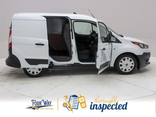Frozen White 2023 Ford Transit Connect XL Cargo Van