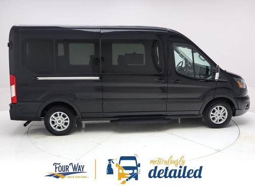 Agate Black Metallic 2024 Ford Transit-350 XLT